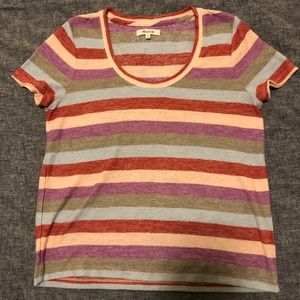 Madewell striped tee - size small